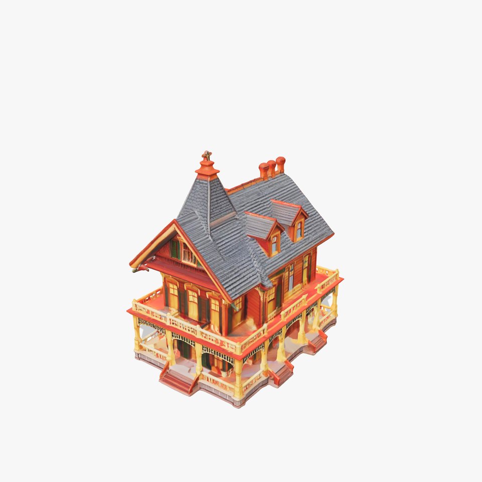 Victorian Mansion model pack viewer poster