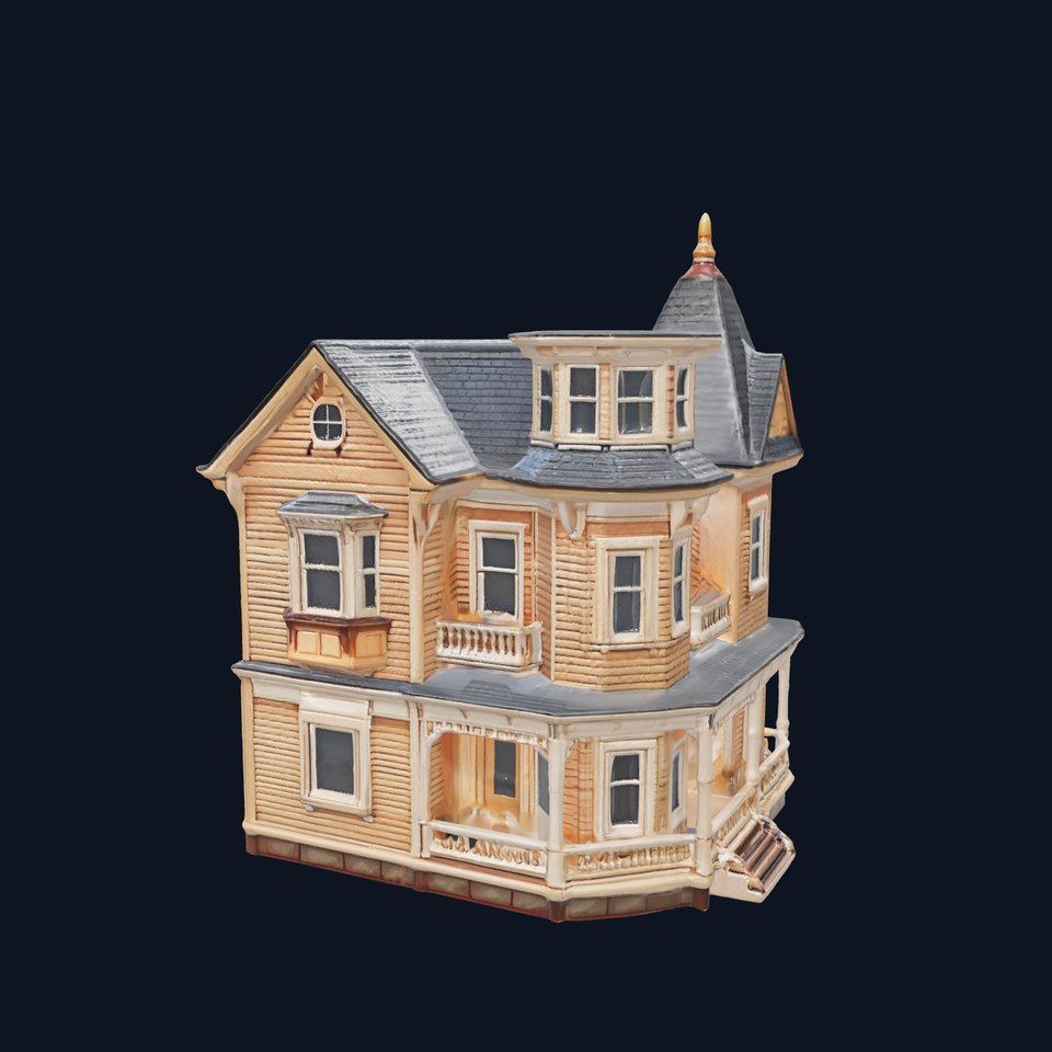 Victorian Wooden House model pack viewer poster