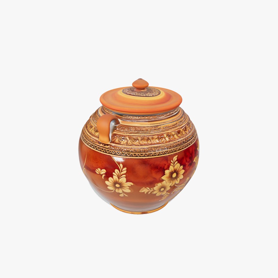 Ornate Ceramic Jar model pack viewer poster