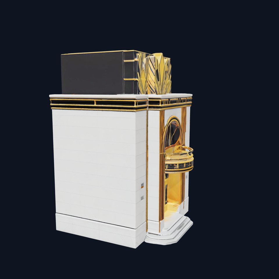 Art Deco Entrance model pack viewer poster