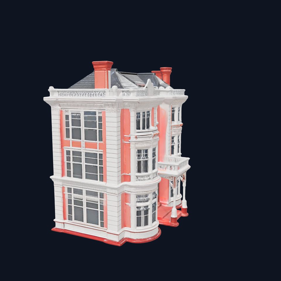 Victorian Pink Mansion model pack viewer poster