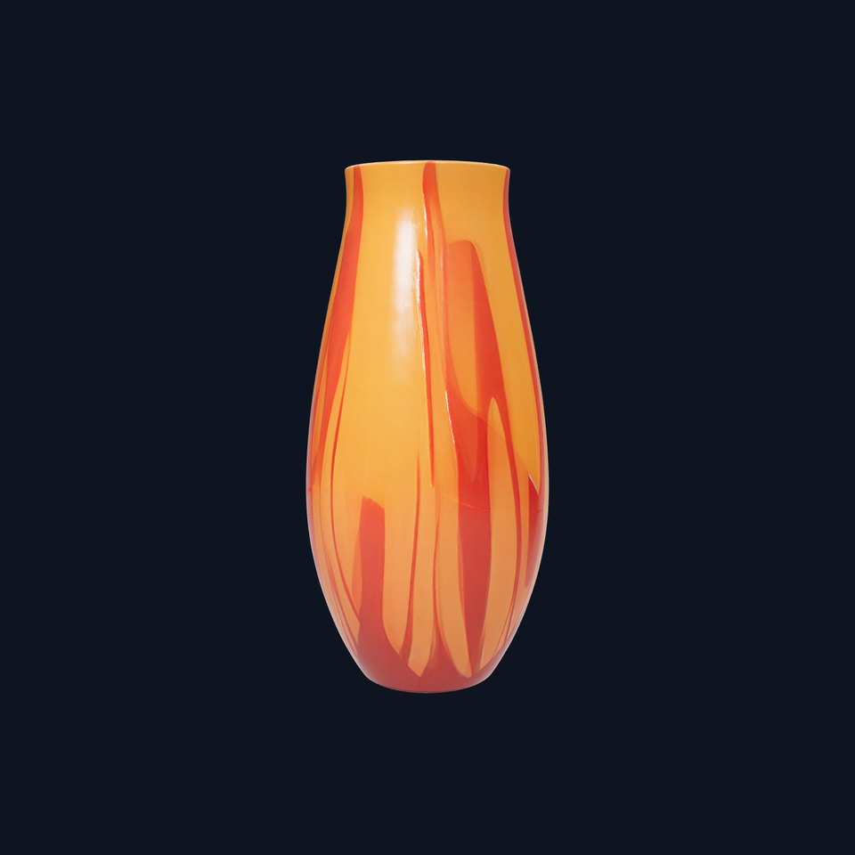 Amber Glass Vase model pack viewer poster