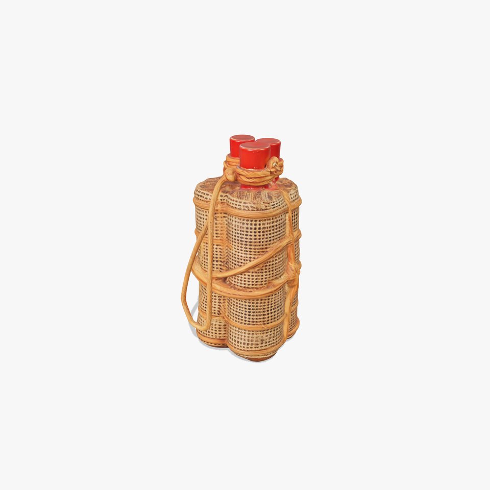 Rustic Ceramic Bottle model pack viewer poster