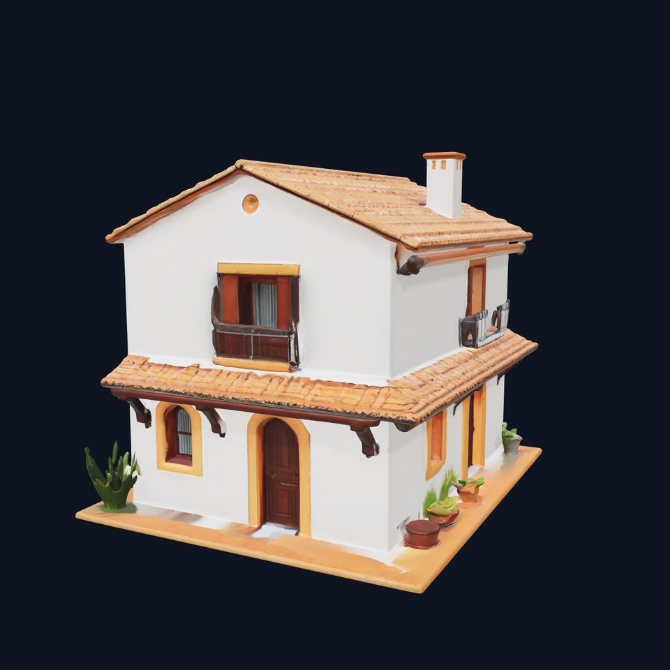 Mediterranean Villa model pack viewer poster