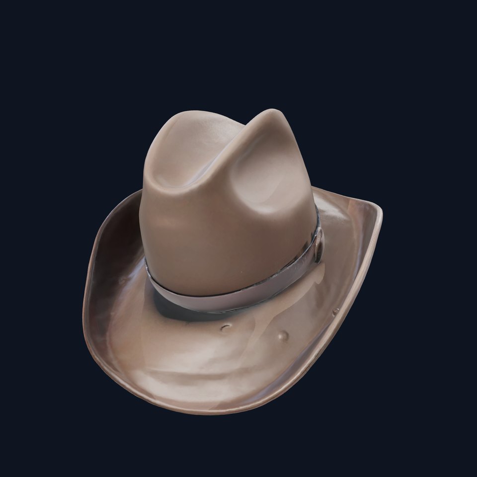 Elegant Black Fedora model pack viewer poster