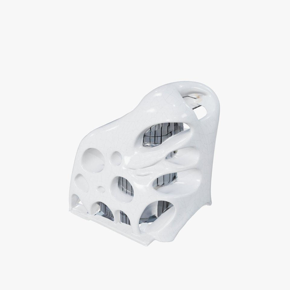 Futuristic Organic Architecture model pack viewer poster