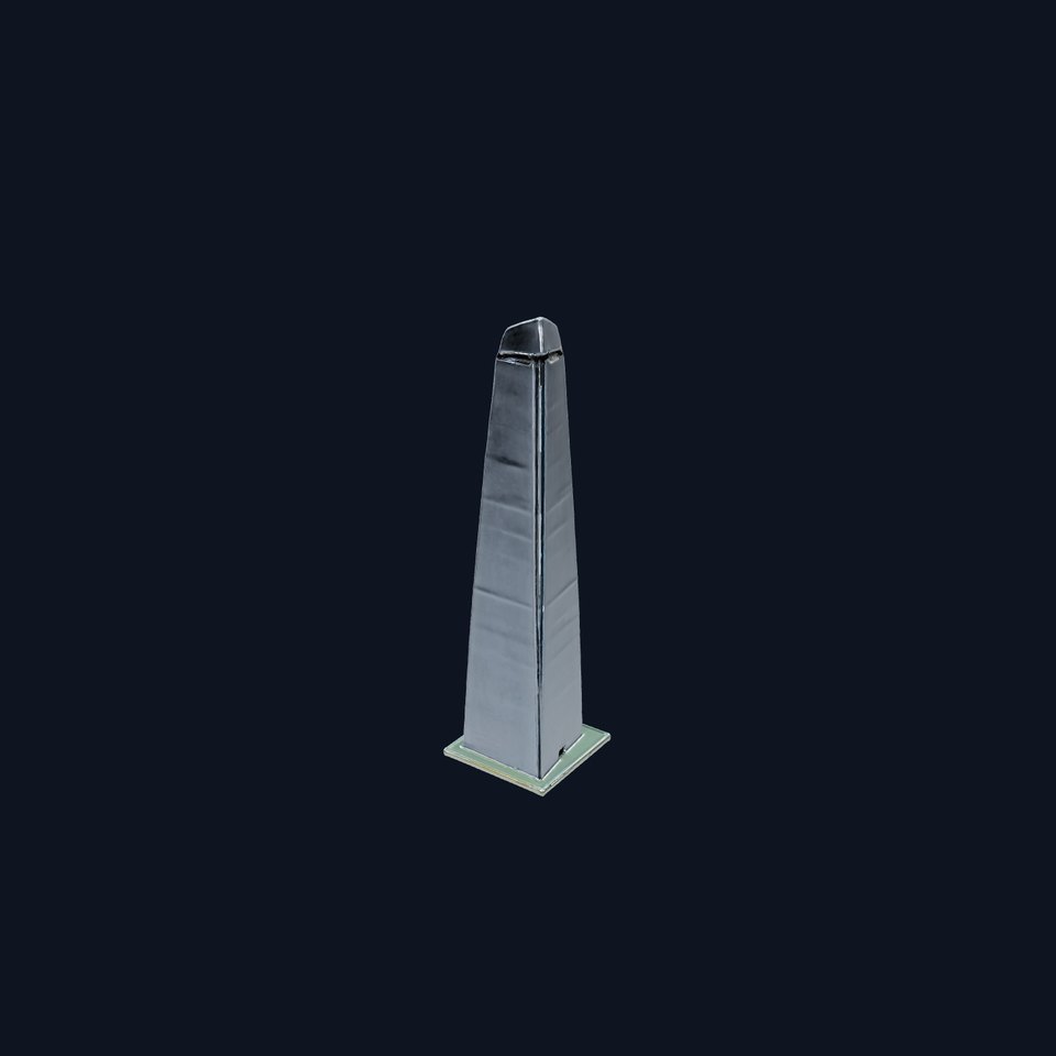 Sleek Glass Obelisk model pack viewer poster