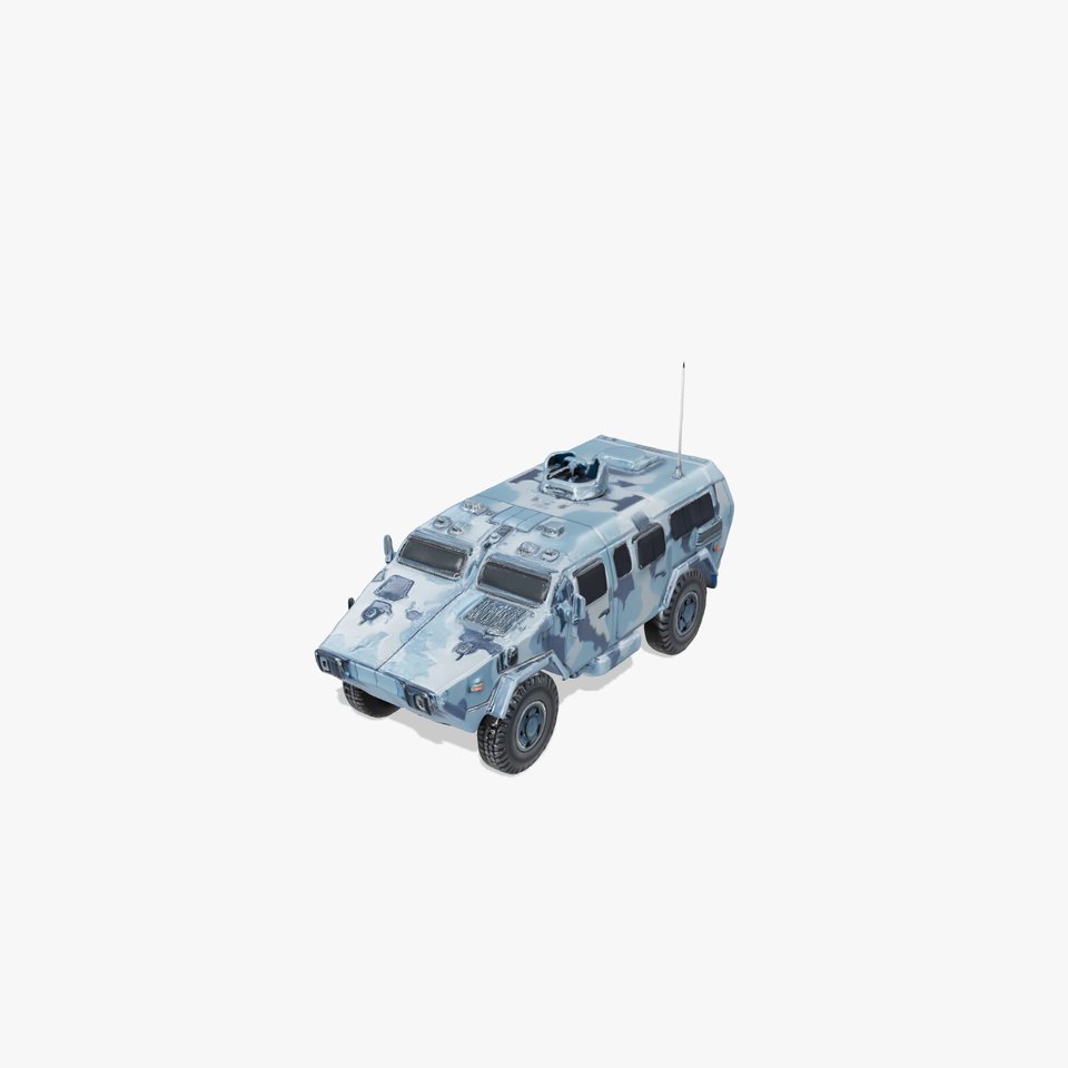 Camouflage Military Vehicle model pack viewer poster