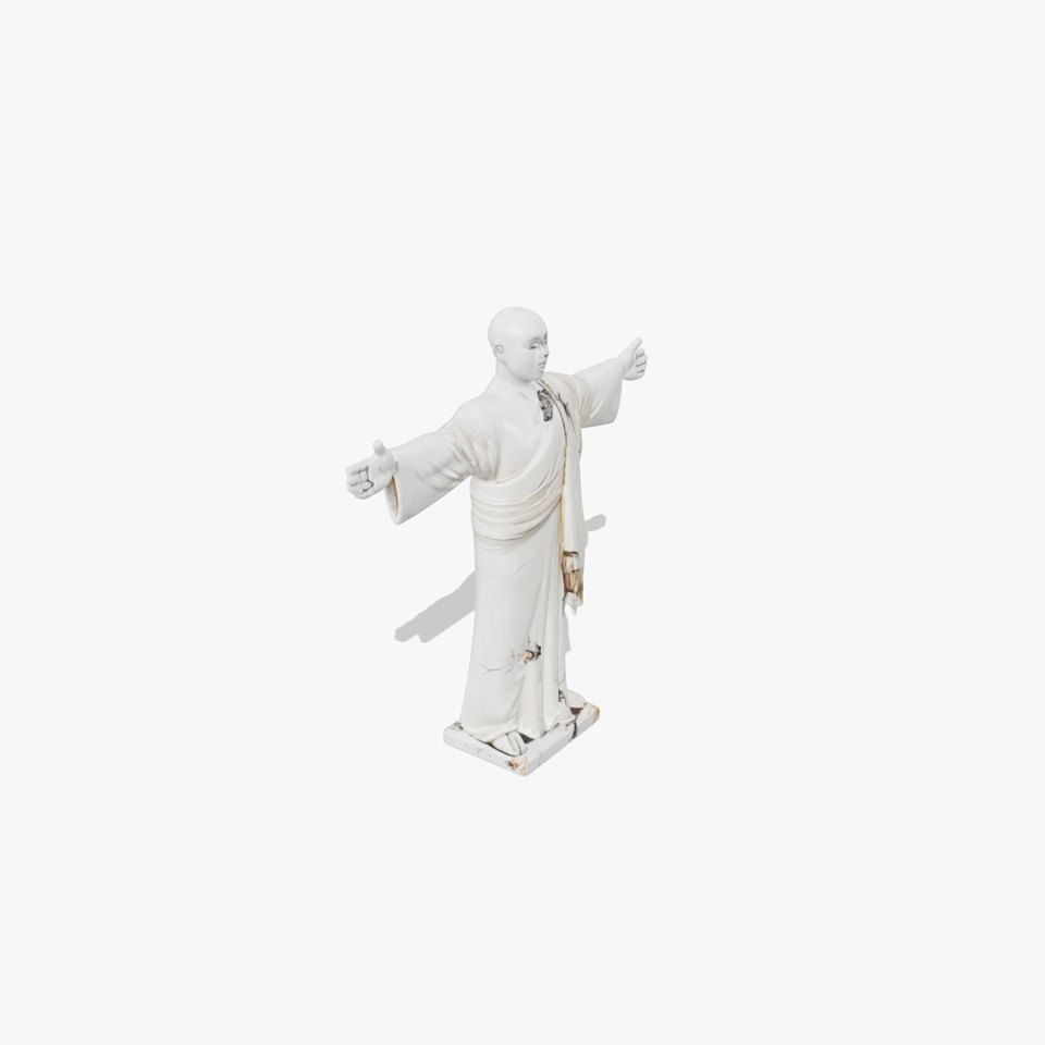 Buddhist Monk Statue model pack viewer poster