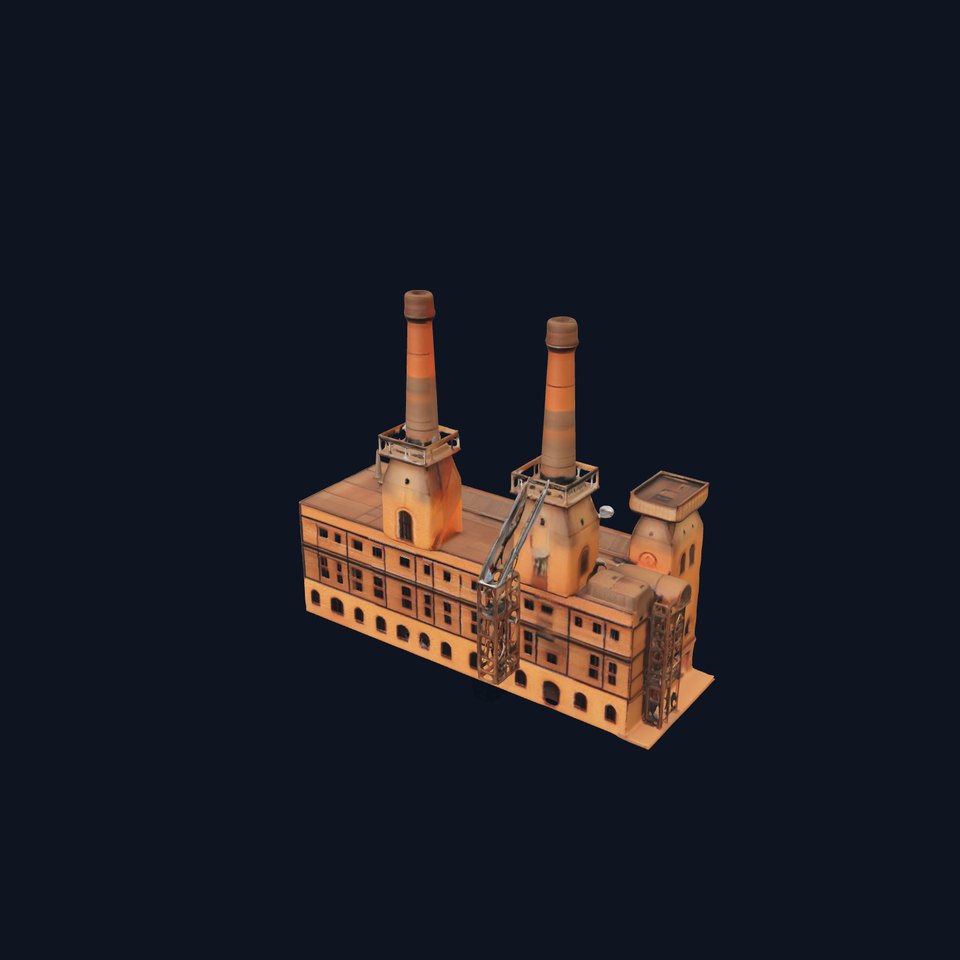 Historic Brick Factory model pack viewer poster