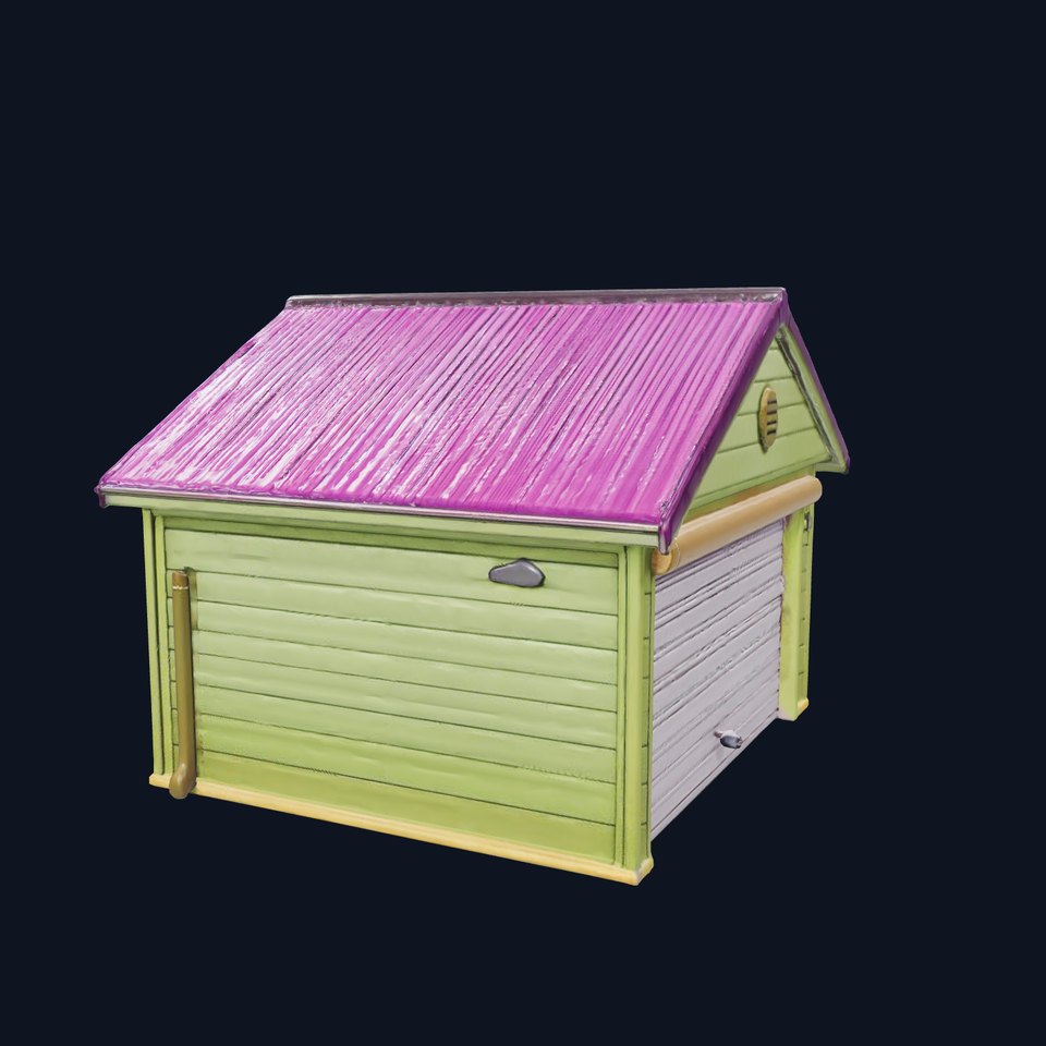 Colorful Garage model pack viewer poster