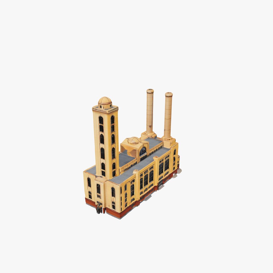 Industrial Power Plant model pack viewer poster