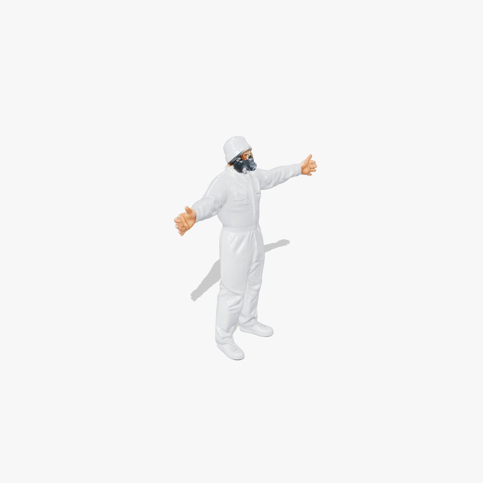 White Hazmat Suit model pack viewer poster