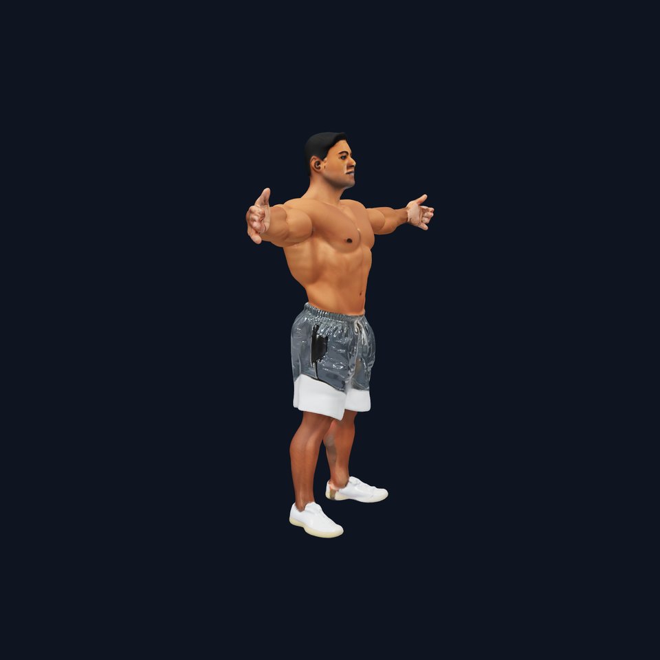 Athletic Male Model Pack viewer poster