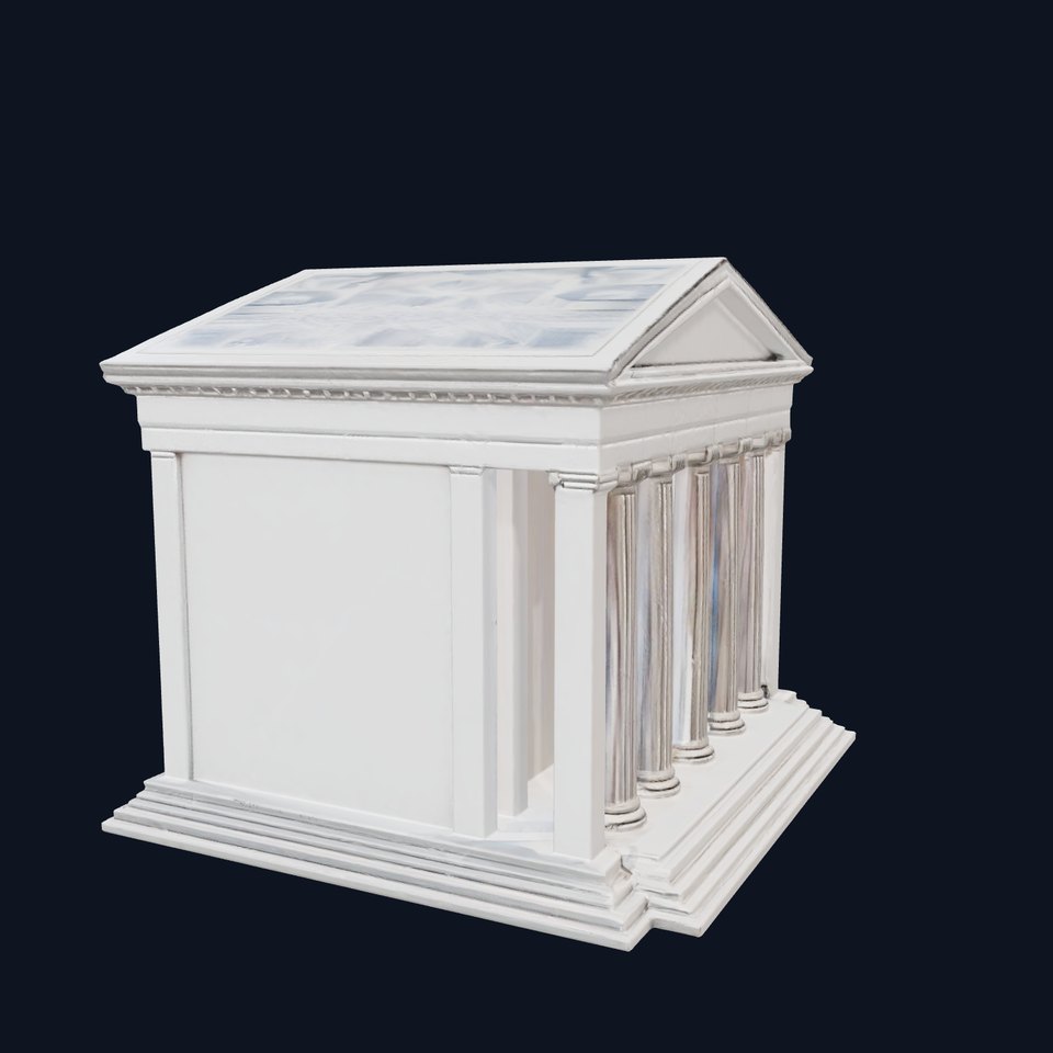 Neoclassical Temple model pack viewer poster