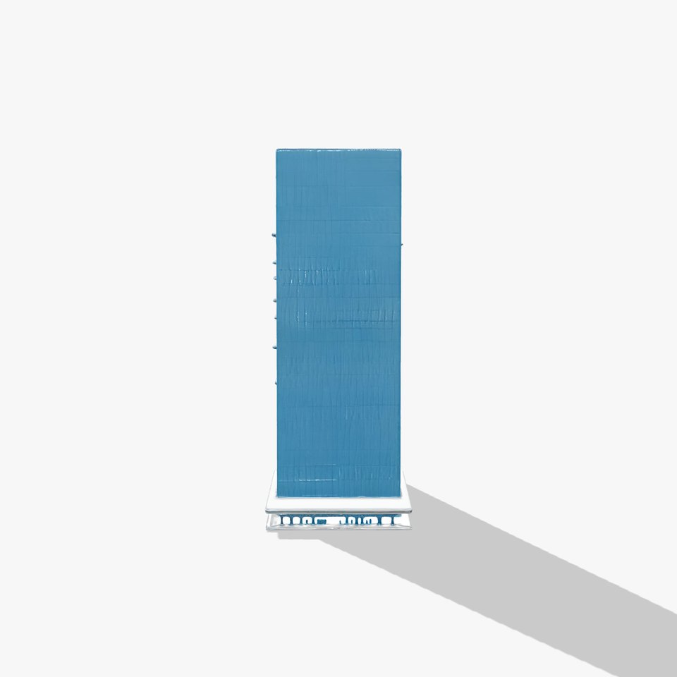 Blue Glass Skyscraper model pack viewer poster