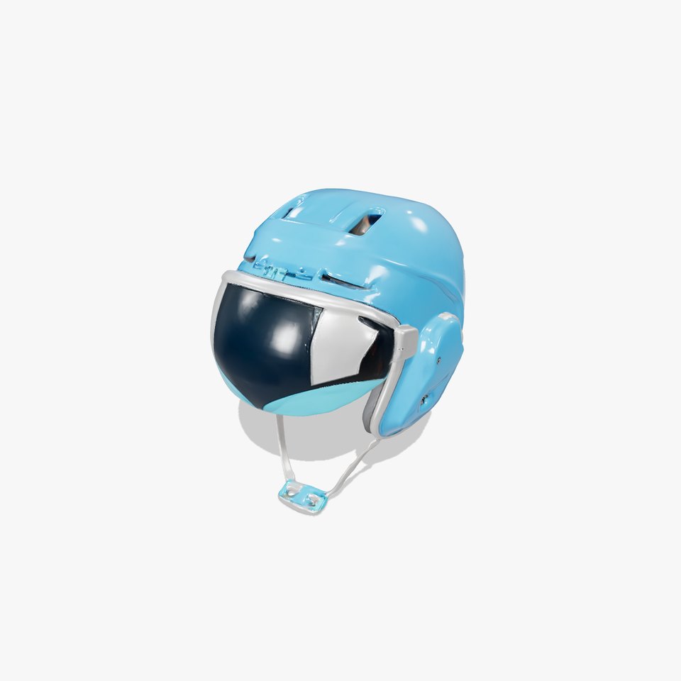 Sky Blue Helmet model pack viewer poster