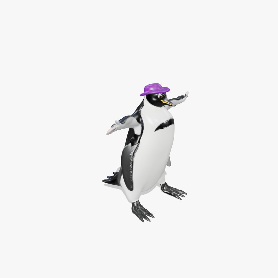 Dapper Penguin model pack viewer poster
