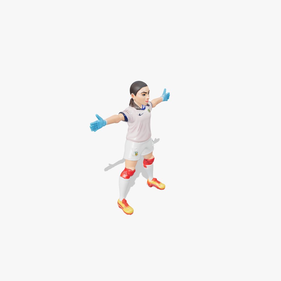 Soccer Player Character model pack viewer poster