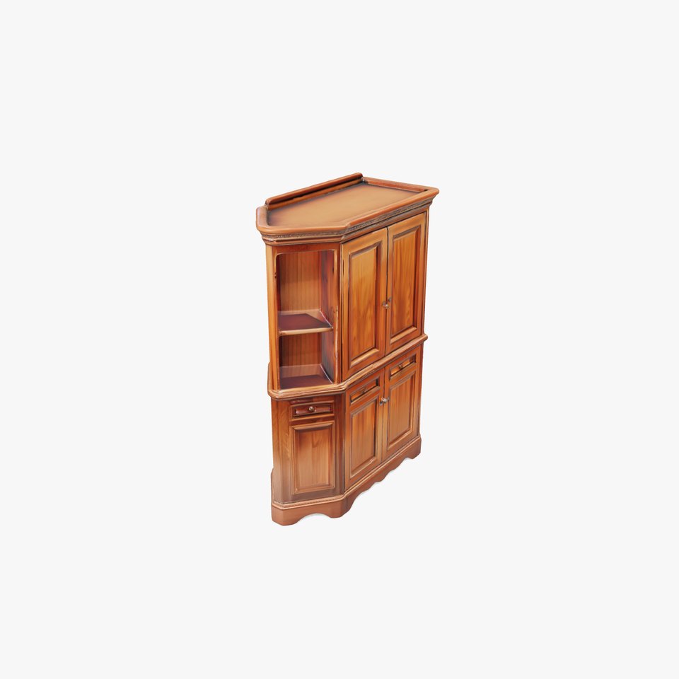 Classic Wooden Cabinet model pack viewer poster