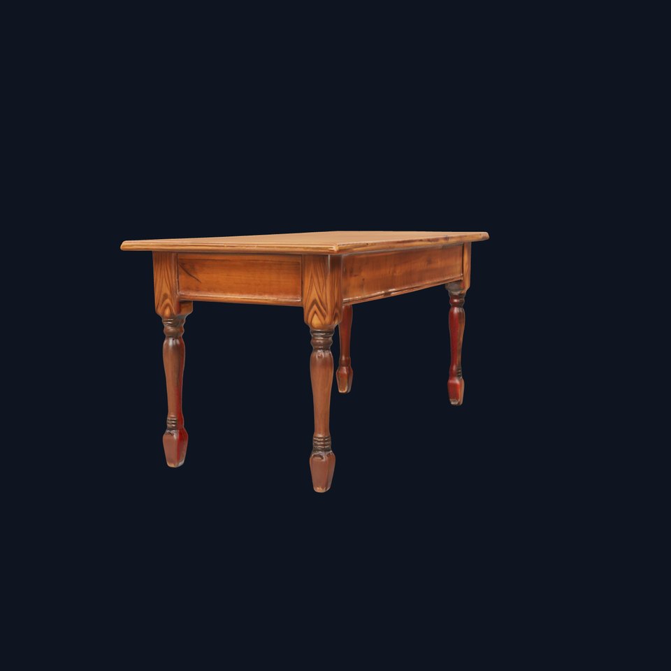 Classic Walnut Table model pack viewer poster
