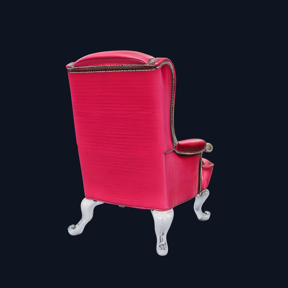 Elegant Velvet Armchair model pack viewer poster