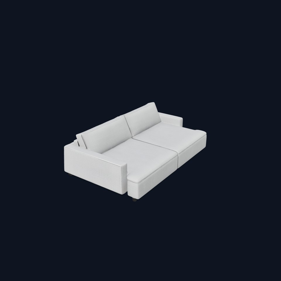 Modern Gray Sofa model pack viewer poster