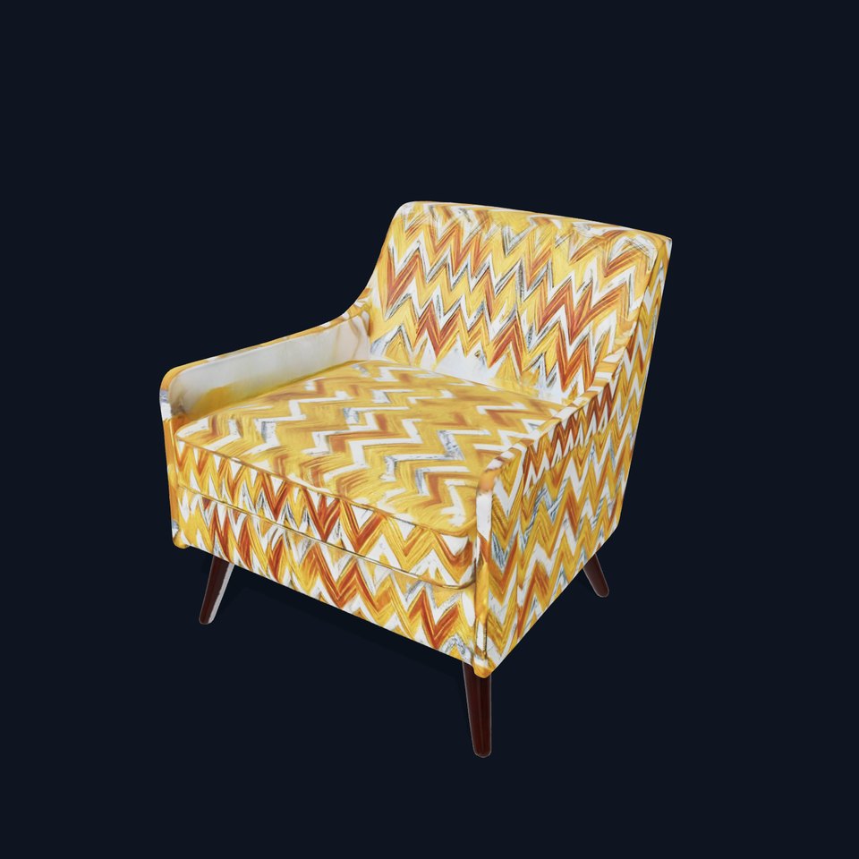 Zigzag Pattern Armchair model pack