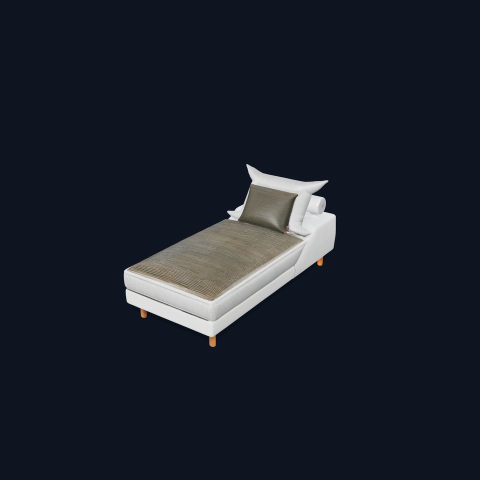 Modern Gray Daybed model pack