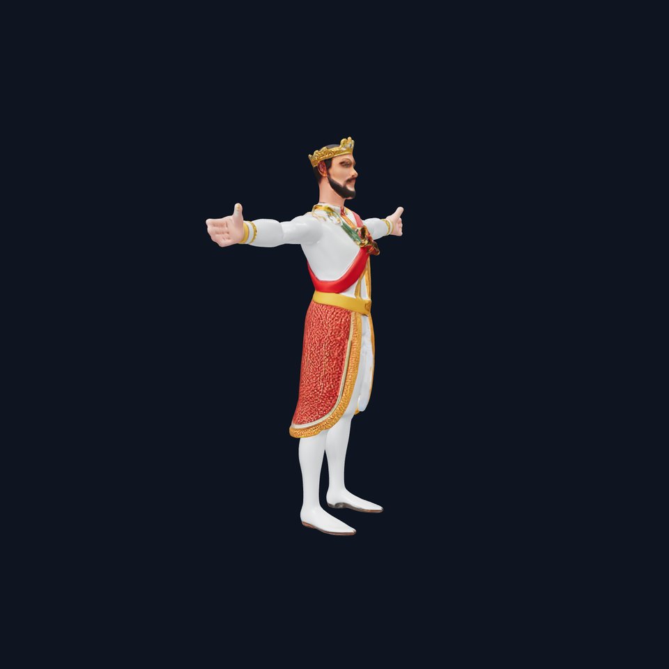 Royal Monarch Attire model pack viewer poster