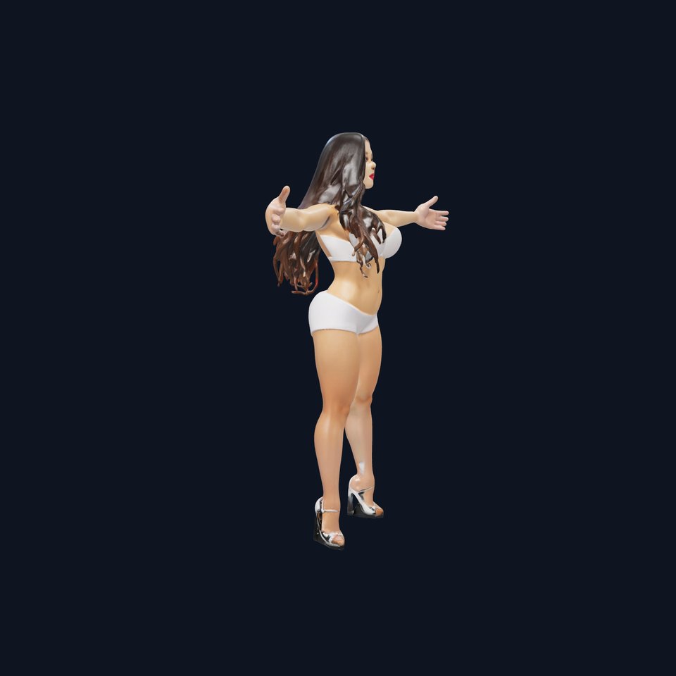 Elegant Model Human Figure model pack viewer poster