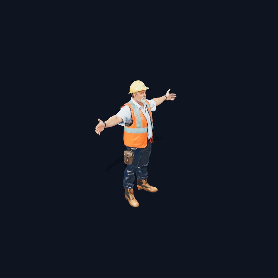 Construction Worker Safety Vest model pack viewer poster