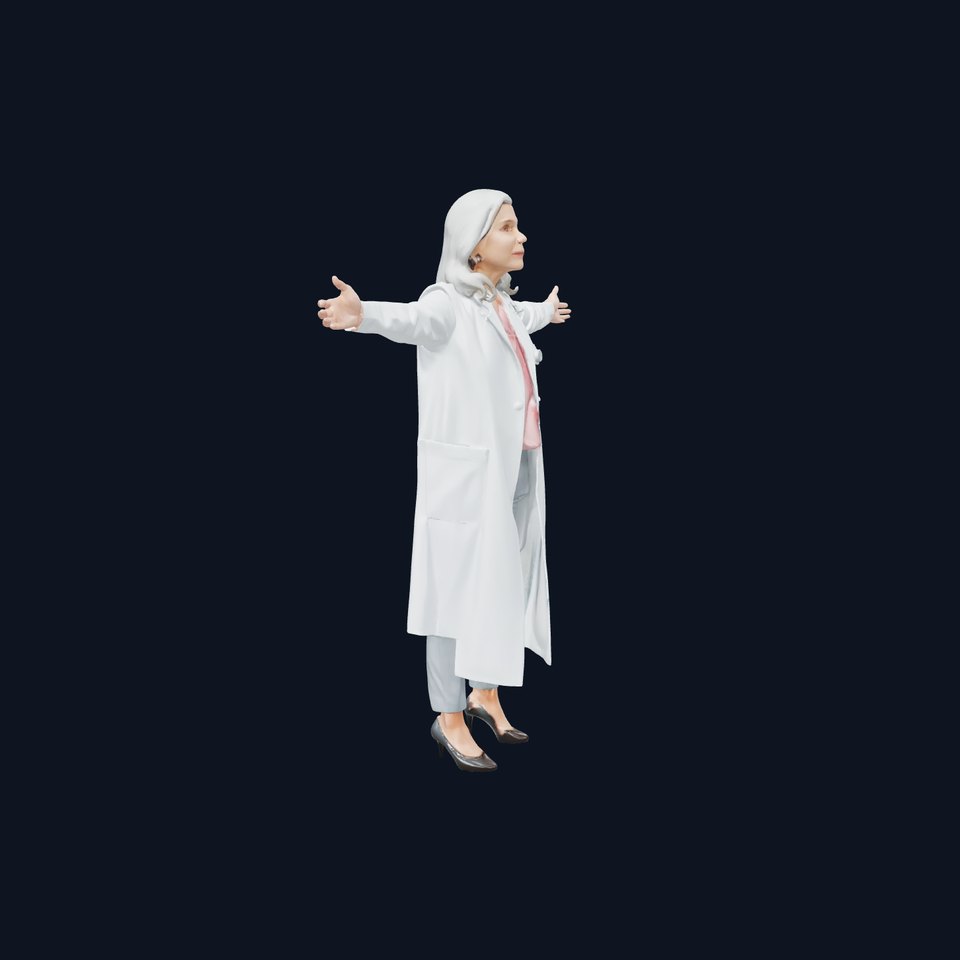 Senior Doctor Attire model pack viewer poster