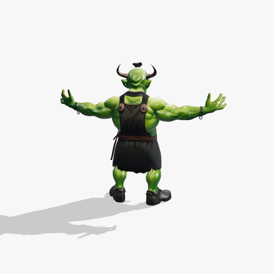 Green Ogre Artisan model pack viewer poster