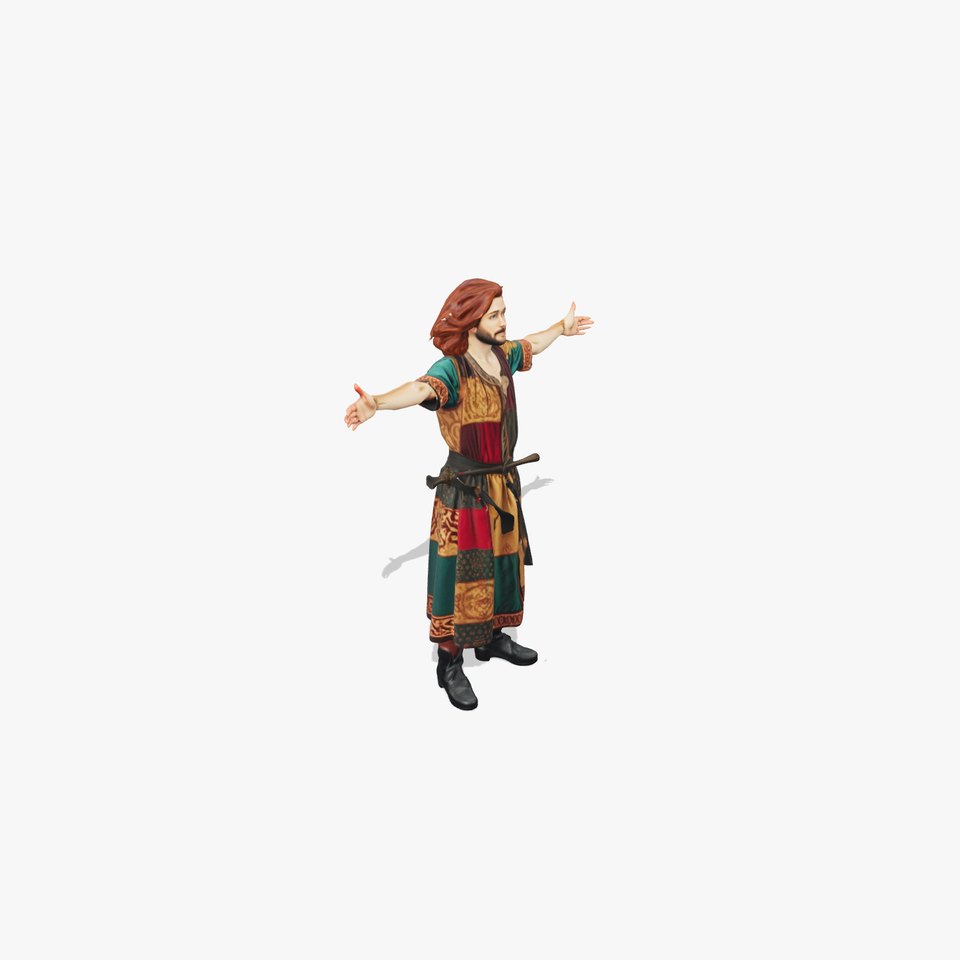 Patchwork Medieval Costume model pack viewer poster