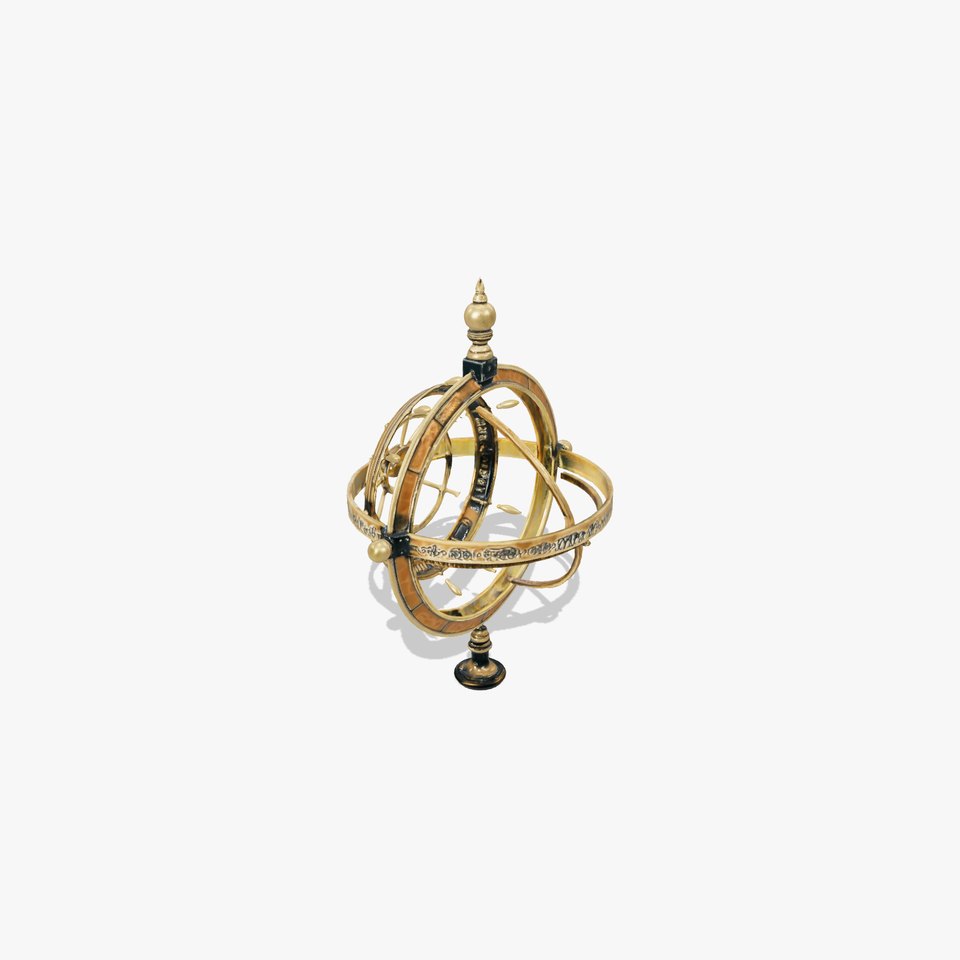 Antique Brass Armillary Sphere model pack viewer poster