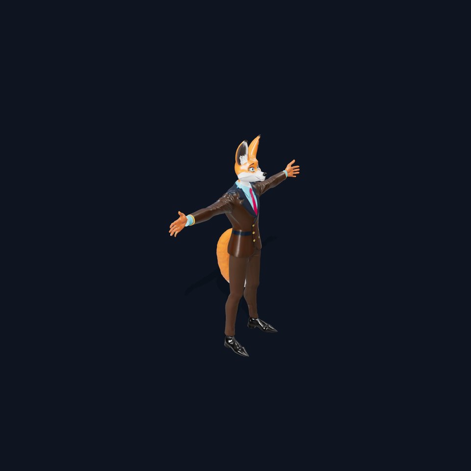 Dapper Fox Suit model pack viewer poster