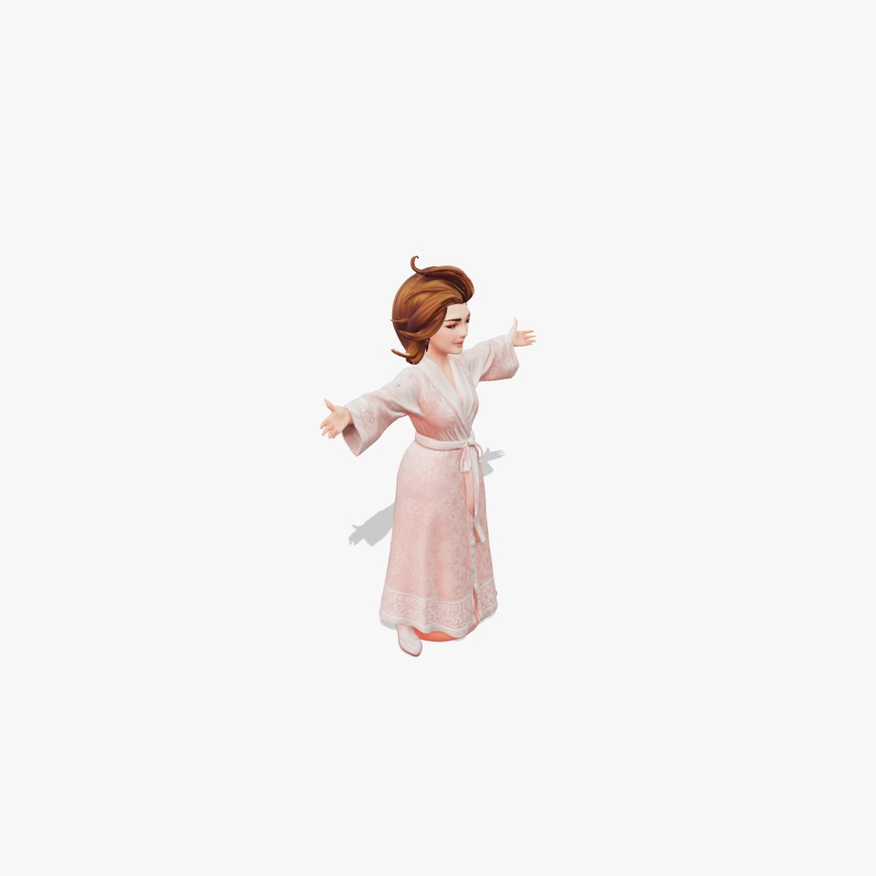 Elegant Robe Character model pack viewer poster