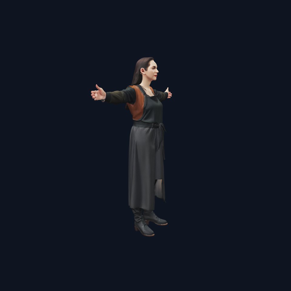 Elegant Autumn Outfit model pack viewer poster