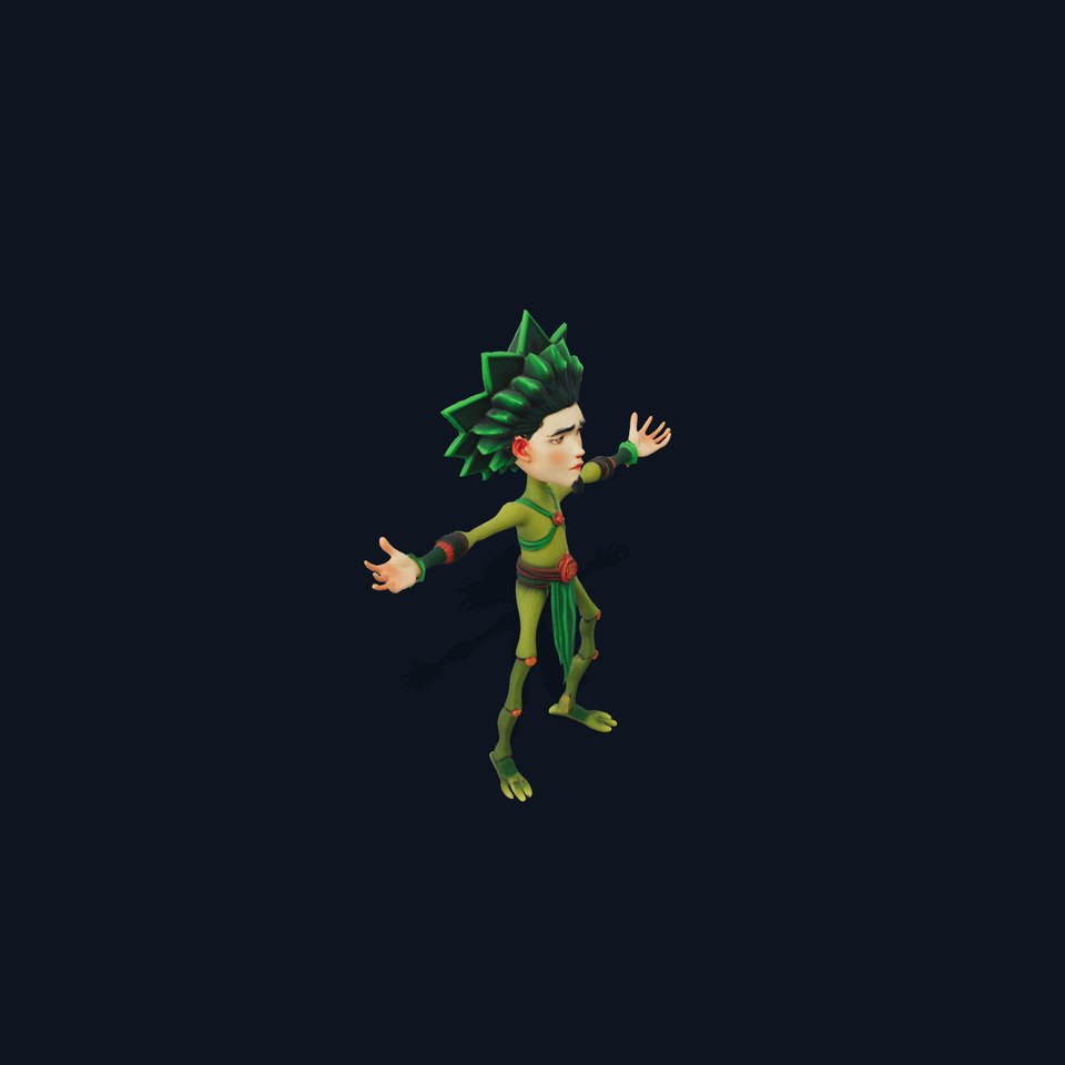 Forest Sprite Character model pack viewer poster