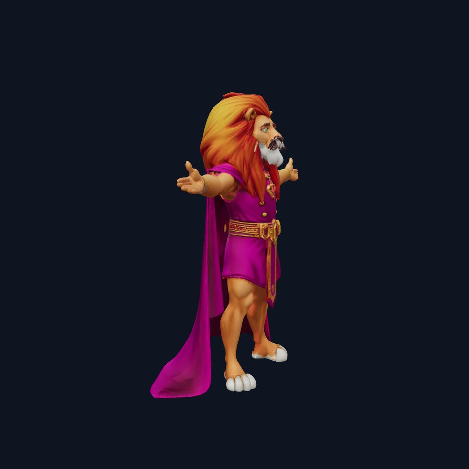 Royal Lion Prince model pack viewer poster