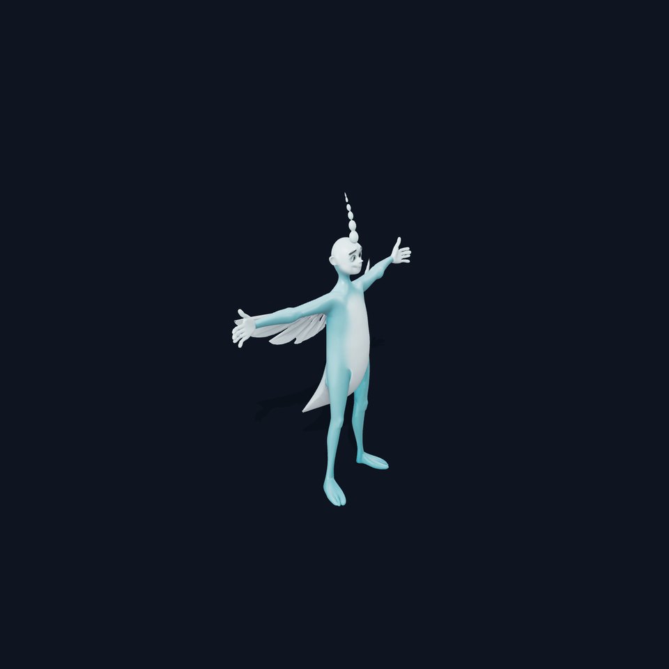 Aqua Creature Fantasy model pack viewer poster