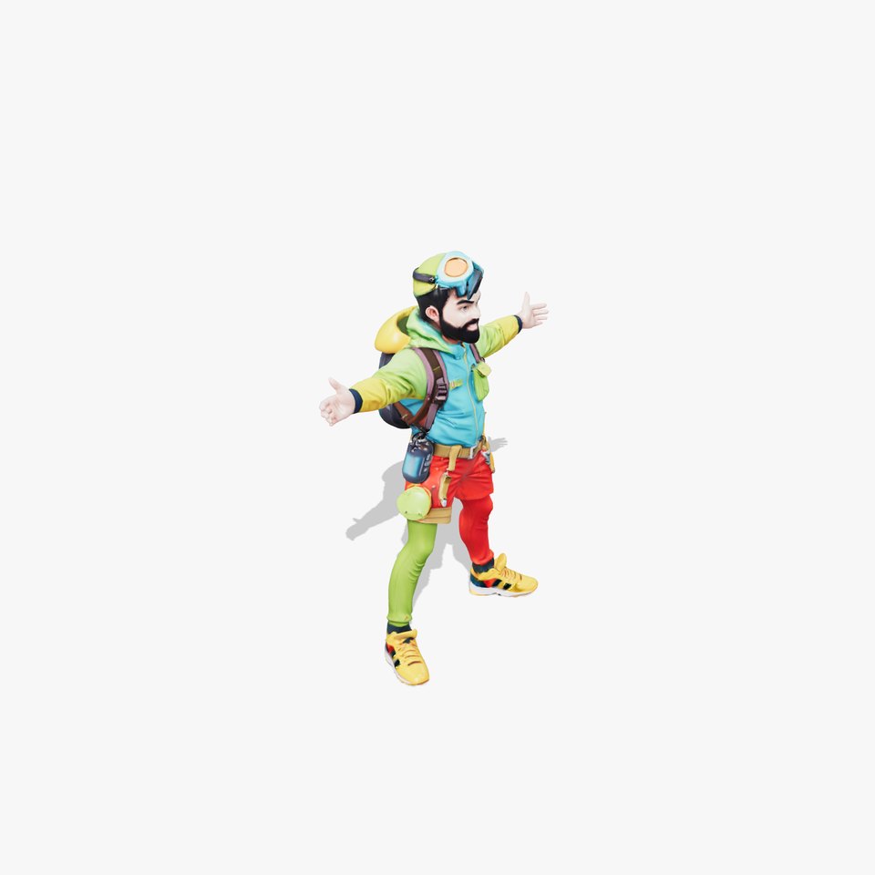 Adventure Explorer Character model pack viewer poster