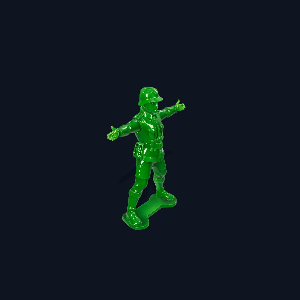 Classic Green Soldier model pack viewer poster
