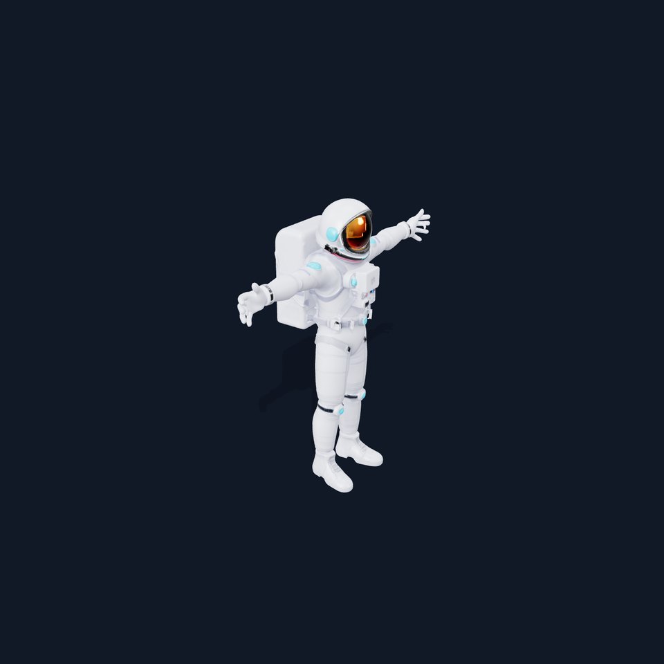 White Space Suit model pack viewer poster
