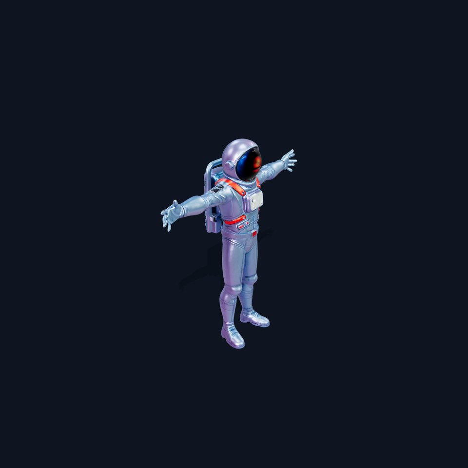 Galactic Astronaut Suit model pack viewer poster