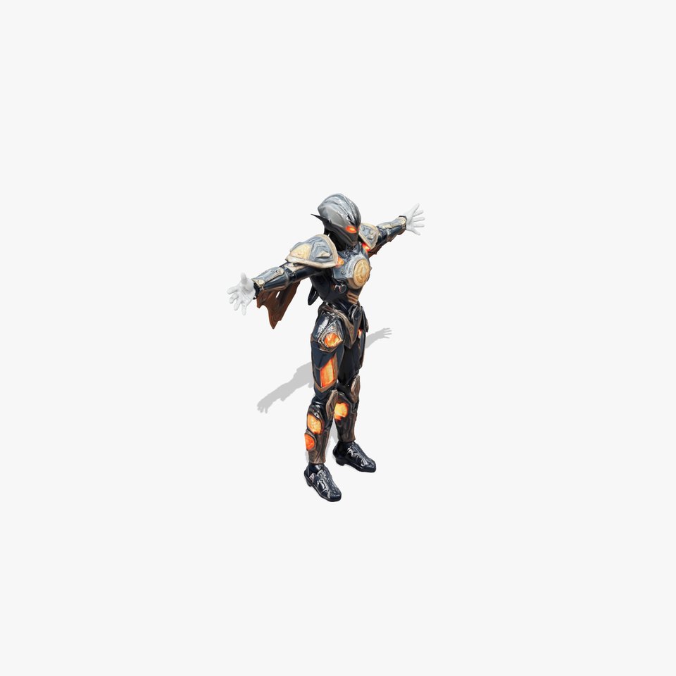 Futuristic Battle Armor model pack viewer poster