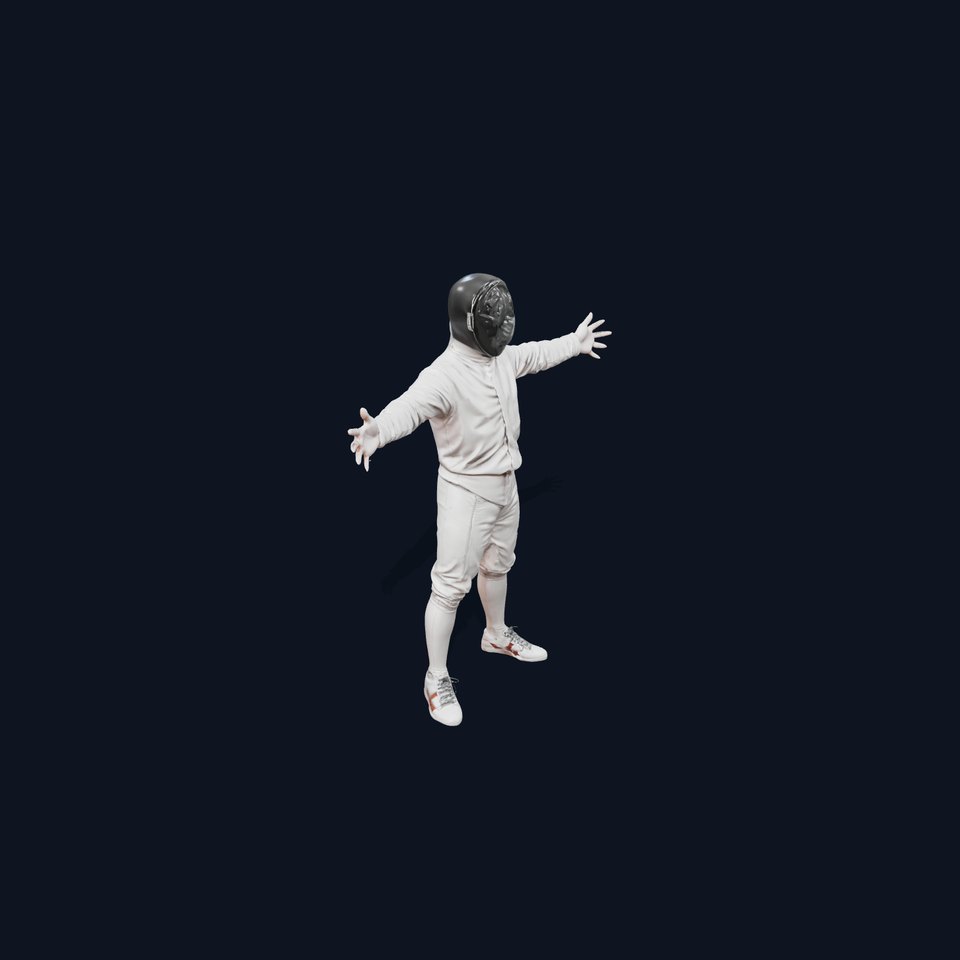 Elegant Fencer Attire model pack viewer poster