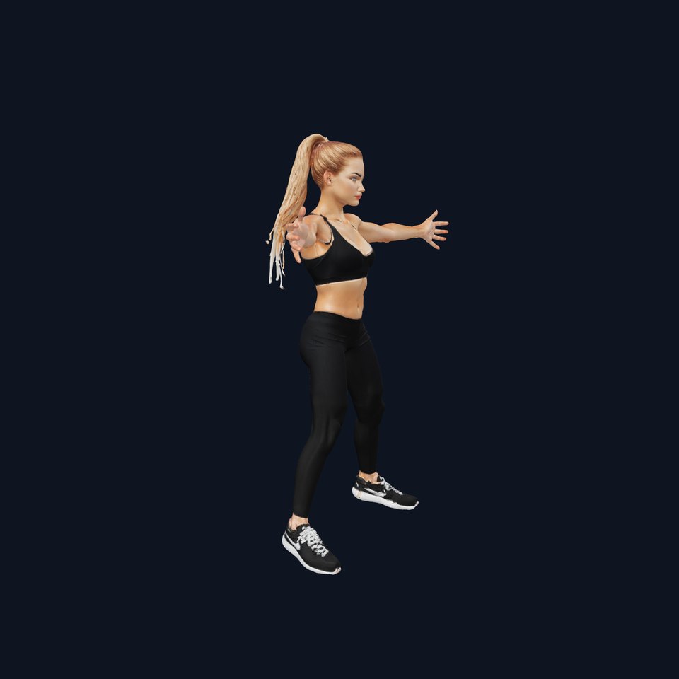 Fitness Trainer Athletic model pack viewer poster