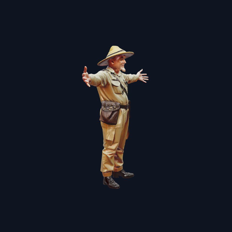 Explorer Outfit Khaki model pack viewer poster